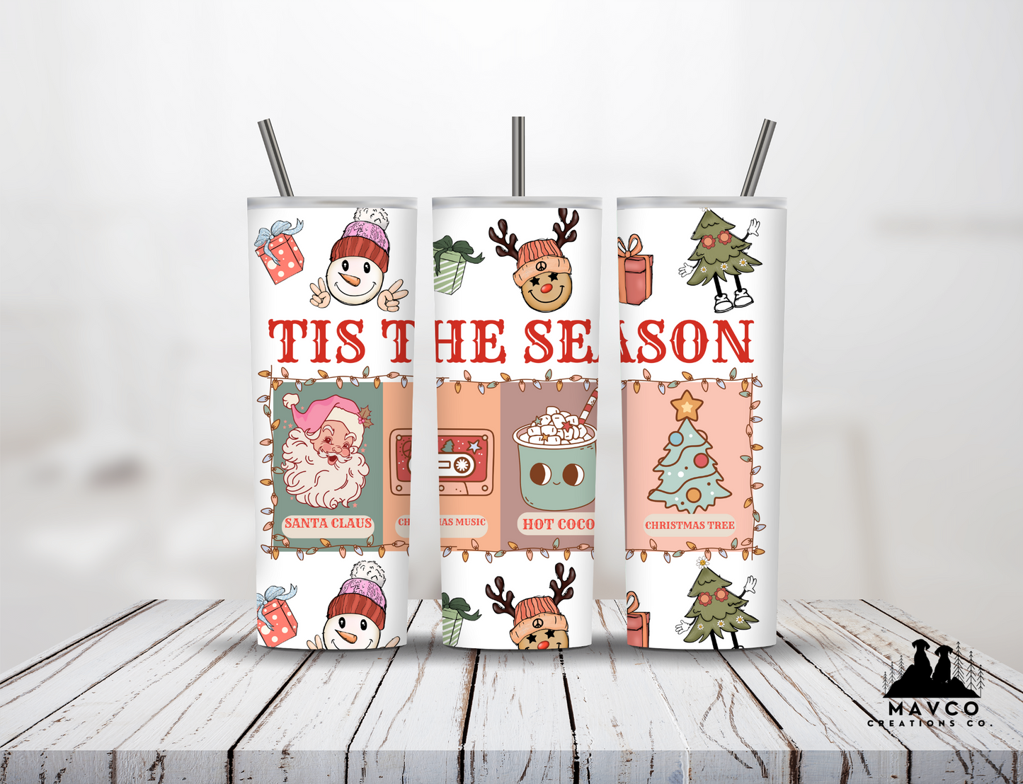 Christmas 20 oz Tumblers