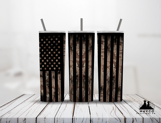 American Flag 20 oz Tumbler