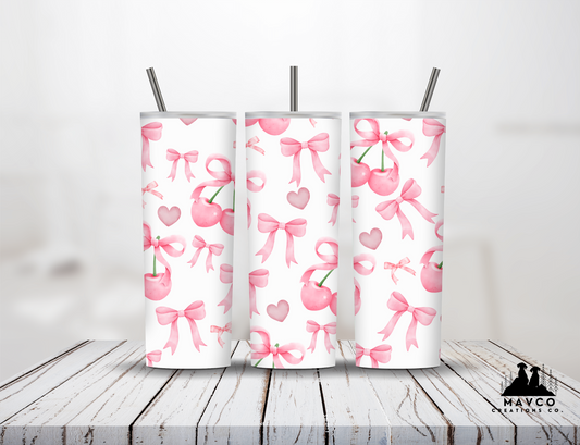 Bows and Cherry's 20oz Tumbler