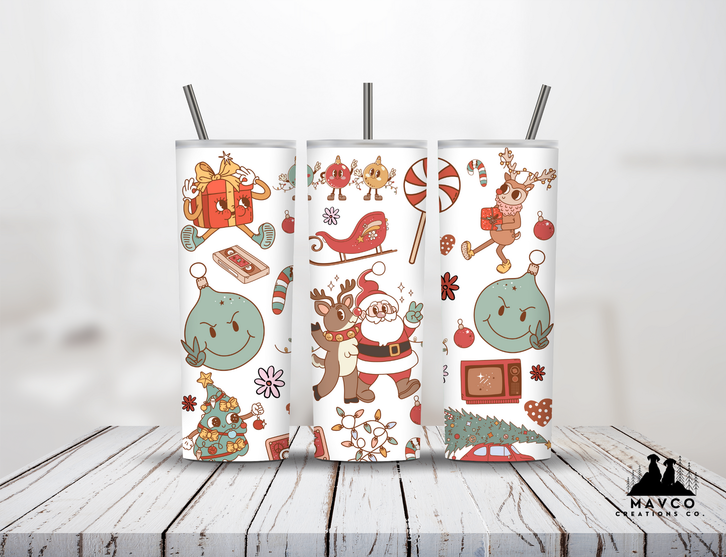 Christmas 20 oz Tumblers